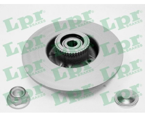Brake Disc HUB BRAKE DISC - FULL COATED R1009PRCA Lpr
