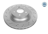 Brake Disc MEYLE-PD Quality 015 523 0017/PD