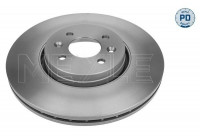 Brake Disc MEYLE-PD Quality 16-15 521 0038/PD