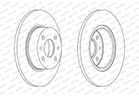 Brake Disc PREMIER Coat+ disc DDF066C Ferodo
