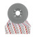 Brake Disc PREMIER Coat+ disc DDF066C Ferodo, Thumbnail 3