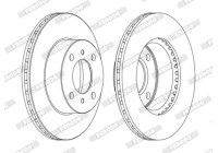 Brake Disc PREMIER Coat+ disc DDF1005C Ferodo