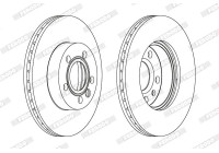 Brake Disc PREMIER Coat+ disc DDF1010C Ferodo