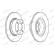 Brake Disc PREMIER Coat+ disc DDF1035C Ferodo