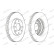 Brake Disc PREMIER Coat+ disc DDF1041C Ferodo, Thumbnail 2