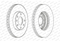 Brake Disc PREMIER Coat+ disc DDF1041C Ferodo