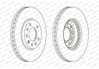 Brake Disc PREMIER Coat+ disc DDF1042C Ferodo