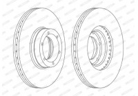 Brake Disc PREMIER Coat+ disc DDF1067C Ferodo