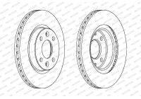 Brake Disc PREMIER Coat+ disc DDF1096C Ferodo