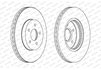 Brake Disc PREMIER Coat+ disc DDF1125C Ferodo