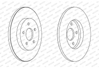Brake Disc PREMIER Coat+ disc DDF1126C Ferodo