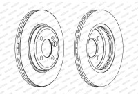 Brake Disc PREMIER Coat+ disc DDF1127C Ferodo