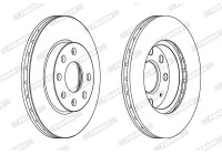 Brake Disc PREMIER Coat+ disc DDF1130C Ferodo