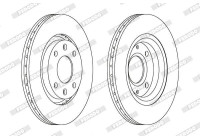 Brake Disc PREMIER Coat+ disc DDF1140C Ferodo