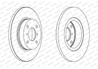 Brake Disc PREMIER Coat+ disc DDF1148C Ferodo