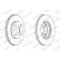 Brake Disc PREMIER Coat+ disc DDF1149C Ferodo, Thumbnail 2