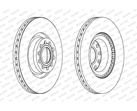 Brake Disc PREMIER Coat+ disc DDF1150C-1 Ferodo, Image 2