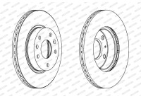 Brake Disc PREMIER Coat+ disc DDF1151C Ferodo