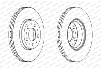 Brake Disc PREMIER Coat+ disc DDF1163C Ferodo