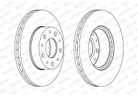 Brake Disc PREMIER Coat+ disc DDF1170C Ferodo