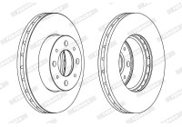 Brake Disc PREMIER Coat+ disc DDF1179C Ferodo