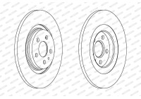 Brake Disc PREMIER Coat+ disc DDF1181C Ferodo