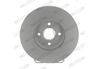 Brake Disc PREMIER Coat+ disc DDF1195C Ferodo