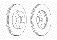 Brake Disc PREMIER Coat+ disc DDF1203C Ferodo