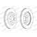 Brake Disc PREMIER Coat+ disc DDF1223C Ferodo, Thumbnail 2