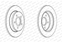 Brake Disc PREMIER Coat+ disc DDF1226C Ferodo