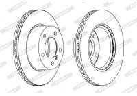 Brake Disc PREMIER Coat+ disc DDF1228C Ferodo