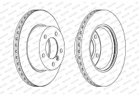 Brake Disc PREMIER Coat+ disc DDF1228C Ferodo