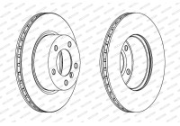 Brake Disc PREMIER Coat+ disc DDF1229C Ferodo