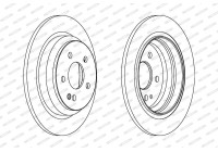 Brake Disc PREMIER Coat+ disc DDF1234C Ferodo