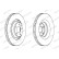 Brake Disc PREMIER Coat+ disc DDF1238C-1 Ferodo, Thumbnail 2