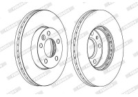 Brake Disc PREMIER Coat+ disc DDF1253C-1 Ferodo