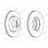 Brake Disc PREMIER Coat+ disc DDF1271C Ferodo, Thumbnail 2