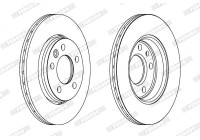 Brake Disc PREMIER Coat+ disc DDF1286C Ferodo