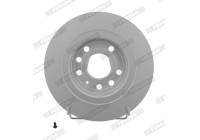 Brake Disc PREMIER Coat+ disc DDF1288C Ferodo