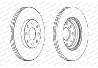 Brake Disc PREMIER Coat+ disc DDF1304C Ferodo