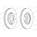 Brake Disc PREMIER Coat+ disc DDF1305C Ferodo, Thumbnail 2