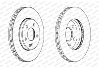 Brake Disc PREMIER Coat+ disc DDF1316C Ferodo