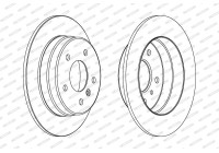 Brake Disc PREMIER Coat+ disc DDF1362C Ferodo