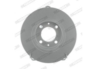Brake Disc PREMIER Coat+ disc DDF1373C Ferodo