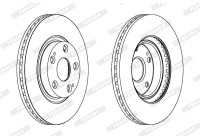 Brake Disc PREMIER Coat+ disc DDF1401C Ferodo