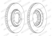 Brake Disc PREMIER Coat+ disc DDF1404C Ferodo