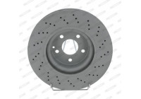 Brake Disc PREMIER Coat+ disc DDF1458C-1 Ferodo