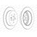 Brake Disc PREMIER Coat+ disc DDF1486C Ferodo