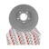 Brake Disc PREMIER Coat+ disc DDF1493C Ferodo, Thumbnail 3
