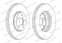 Brake Disc PREMIER Coat+ disc DDF1508C Ferodo